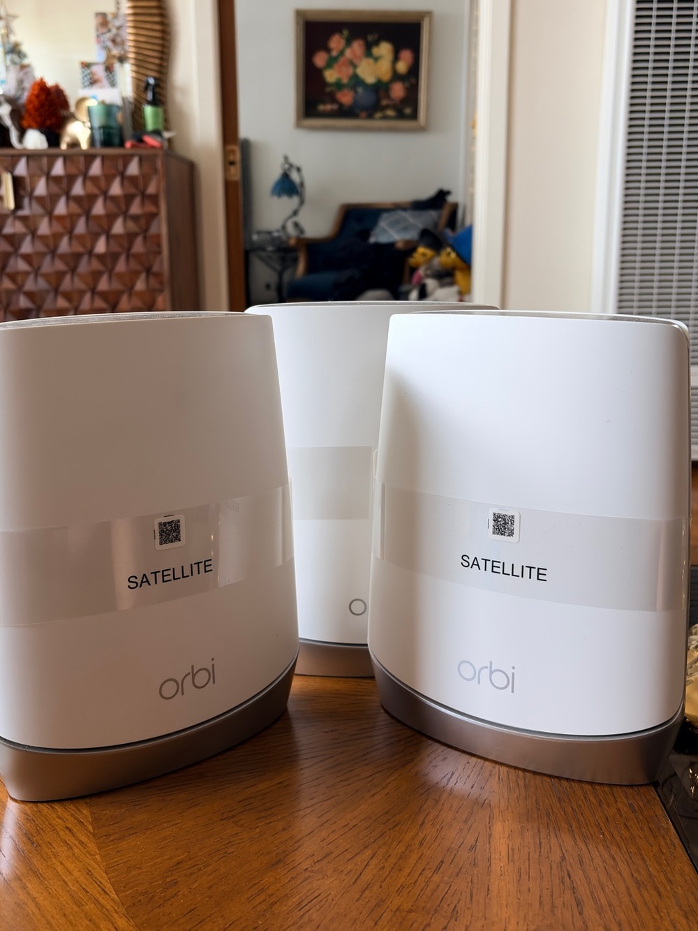 NETGEAR Orbi RBK753 AX4200 WiFi 6 Mesh System – Router + 2 Satellites